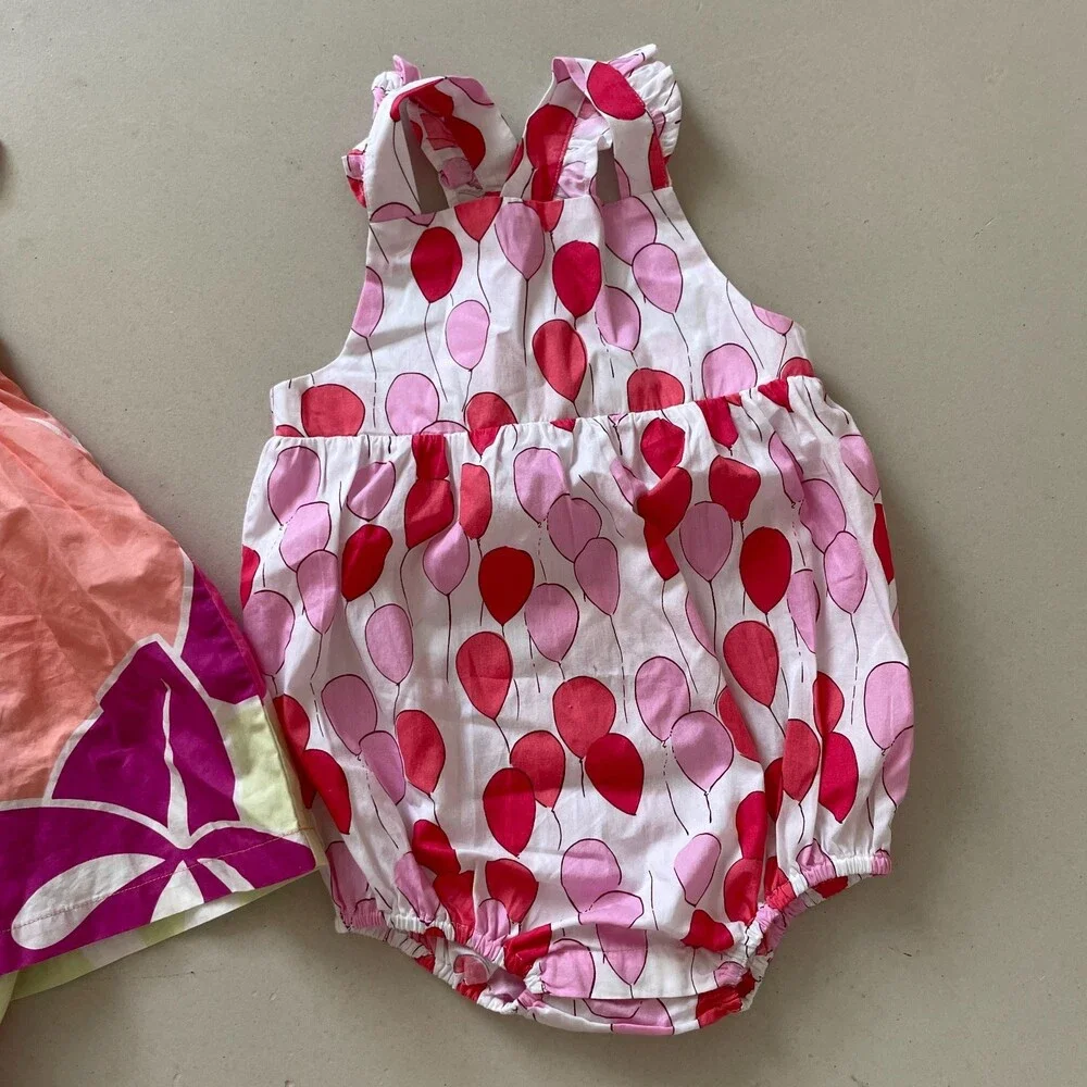 Tea Petit People Gymboree 3 Piece Bundle 12-18 month Jumper and Dress